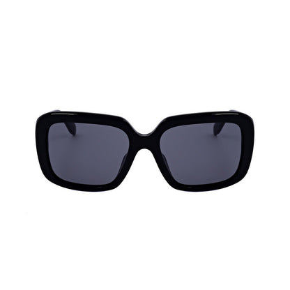 Ladies Black Rectangular Sunglasses