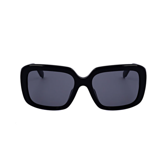 Ladies Black Rectangular Sunglasses