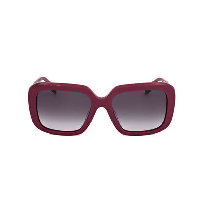 Ladies Purple Rectangular Sunglasses