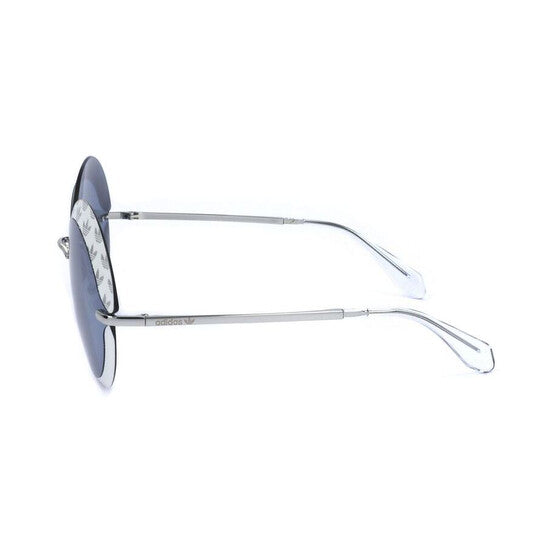Ladies Silver Tone Round Sunglasses