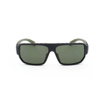 Men's Black Rectangular Sunglasses