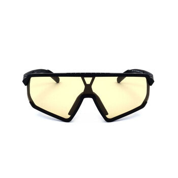Men's Black Shield Sunglasses