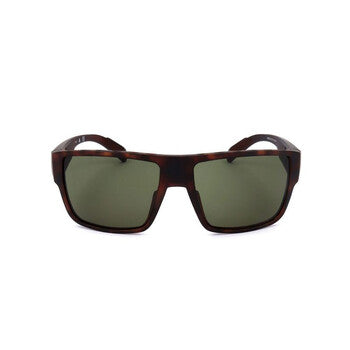 Men's Brown Rectangular Sunglasses