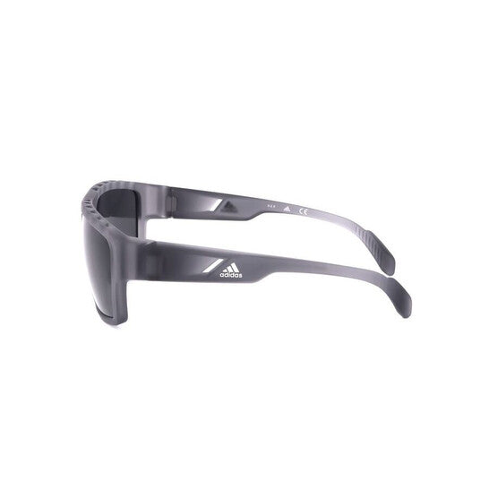 Men's Grey Rectangular Sunglasses