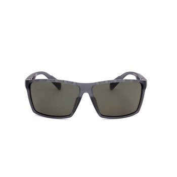 Men's Grey Rectangular Sunglasses