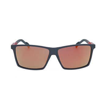 Men's Grey Round Sunglasses