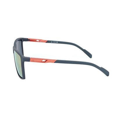 Men's Grey Round Sunglasses