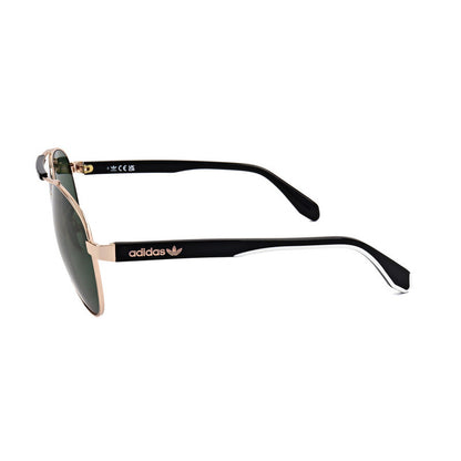 Men's Rose Gold Tone Pilot Sunglasses