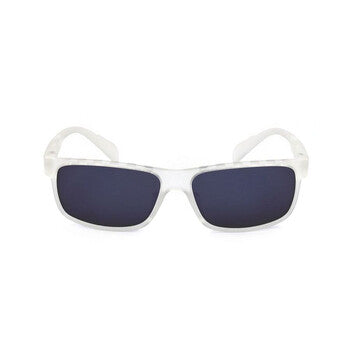 Men's White Square Sunglasses