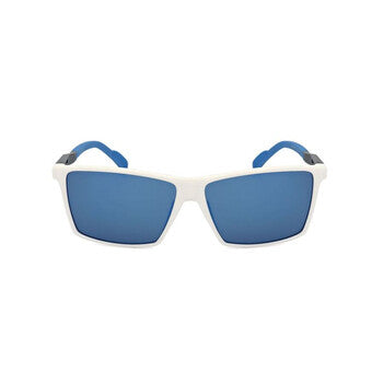 Men's White Square Sunglasses