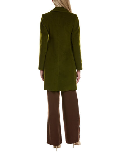 wool-blend coat