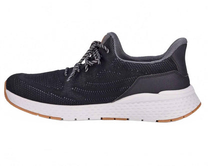 men's echo comfort sneakers in black mesh combo