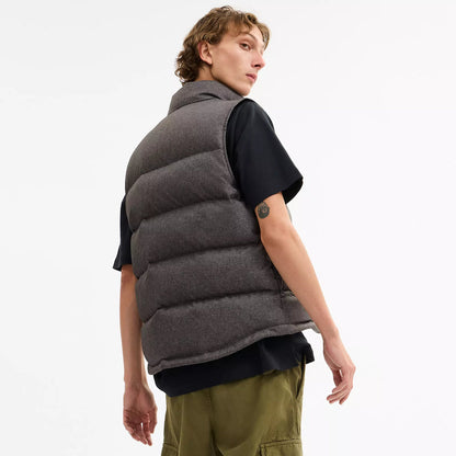 solid down vest