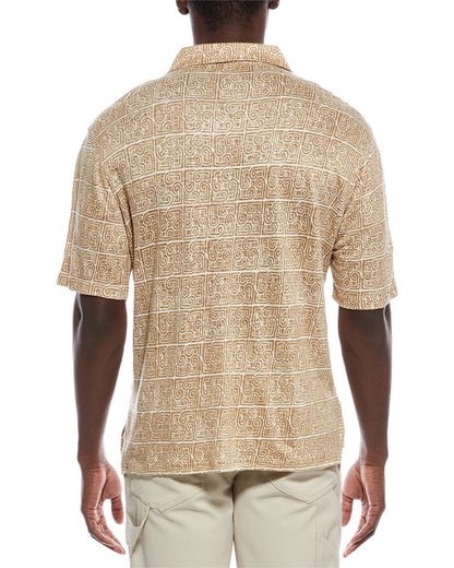 white riva knit shirt