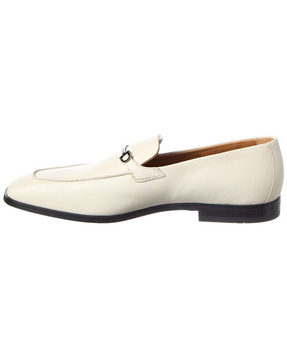 ferragamo leather loafer
