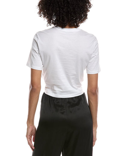 twisted front t-shirt