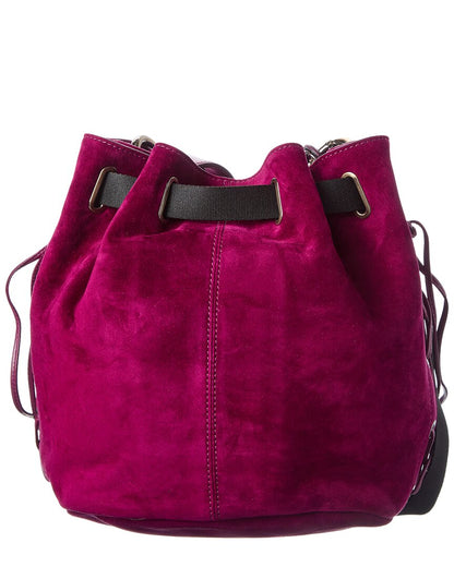 suede bucket bag