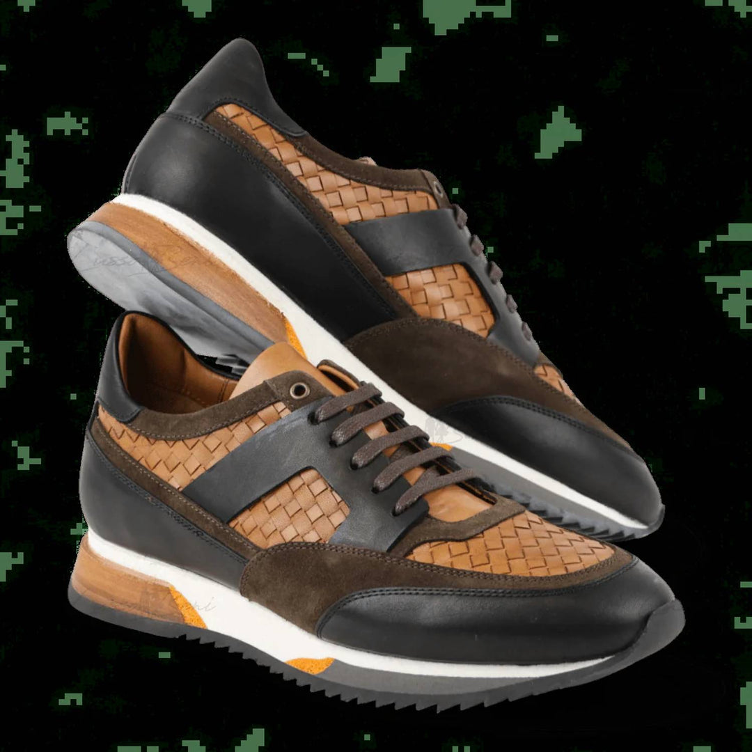 men's aristotle sneakers in brown