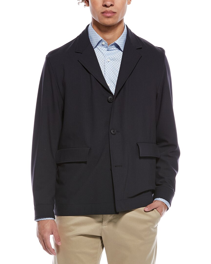 carper wool-blend jacket