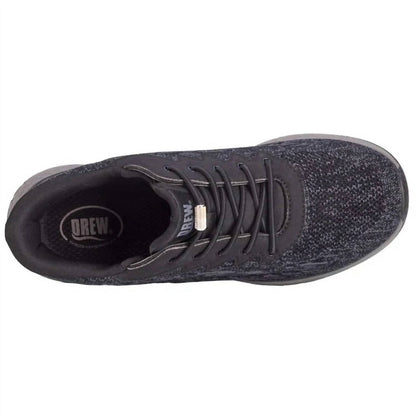 men's explore shoes in black mesh combo