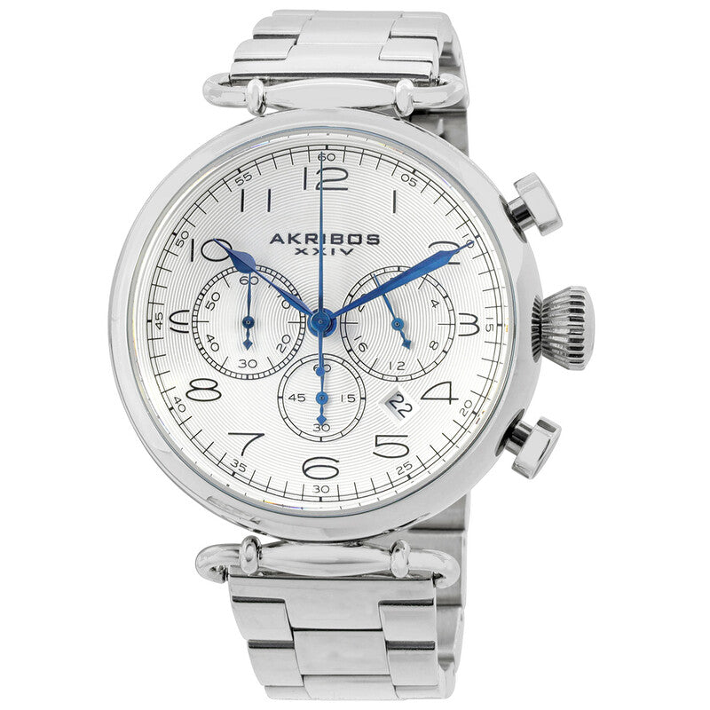 Akribos Grandiose Chronograph Silver Dial Men's Watch