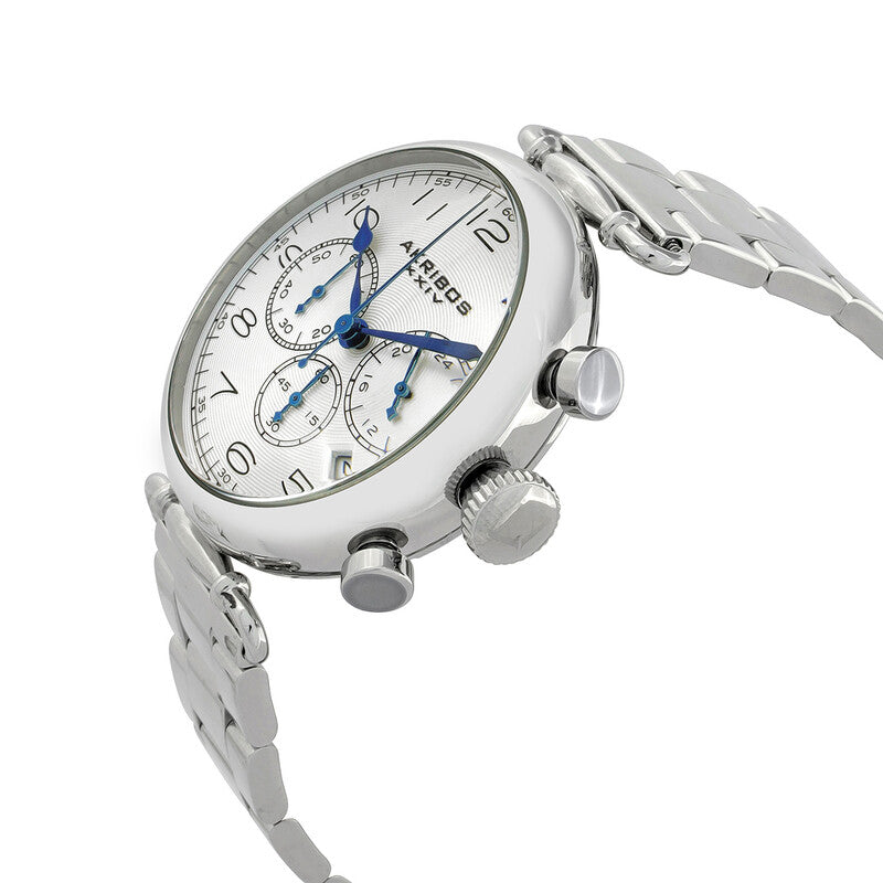 Akribos Grandiose Chronograph Silver Dial Men's Watch