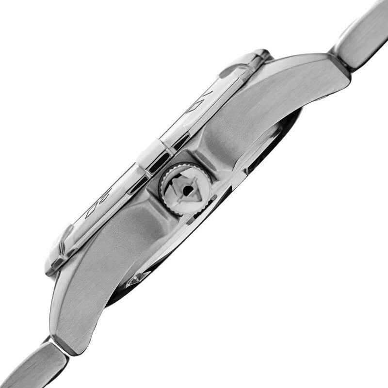 Quartz Crystal Black Dial Ladies Watch