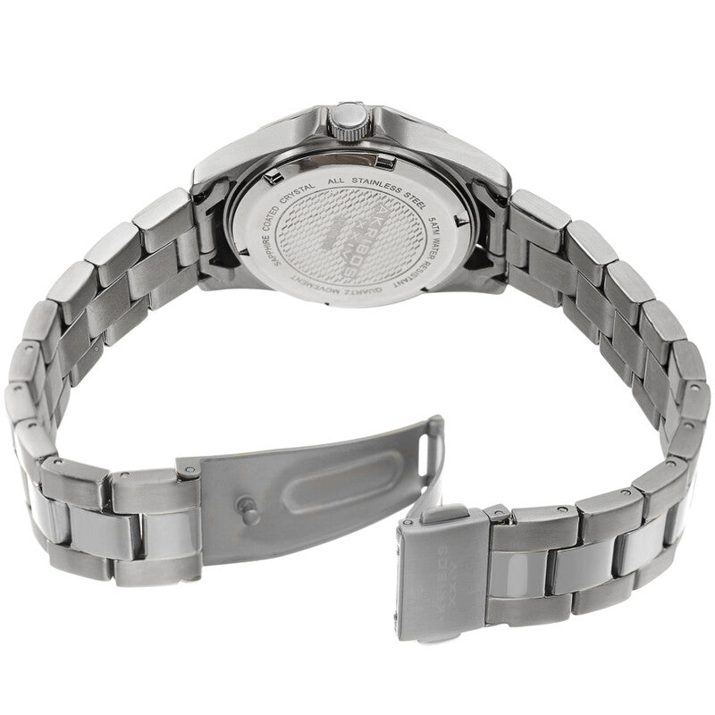 Quartz Crystal Black Dial Ladies Watch