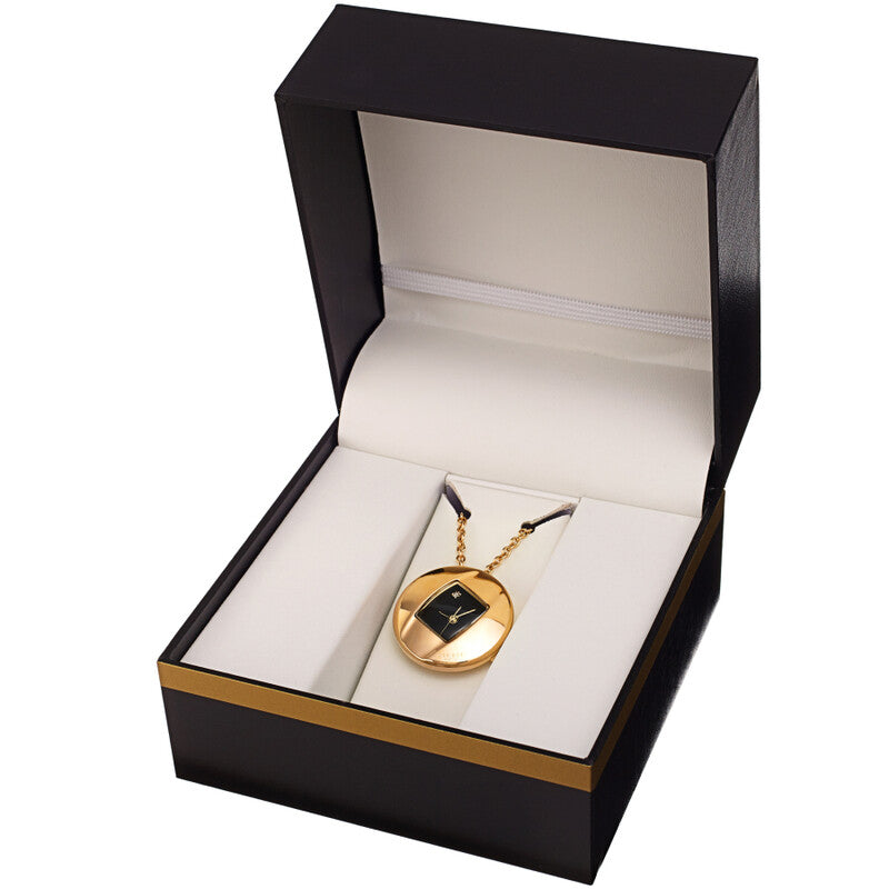 Diamond Black Dial Ladies Watch