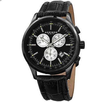 Enterprise Chronograph Quartz Black Dial Men's Watch