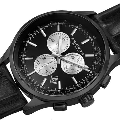 Enterprise Chronograph Quartz Black Dial Men's Watch