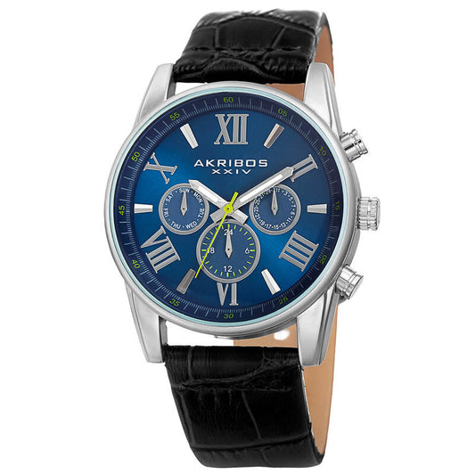 Enterprise Quartz Blue Dial Men's Watch