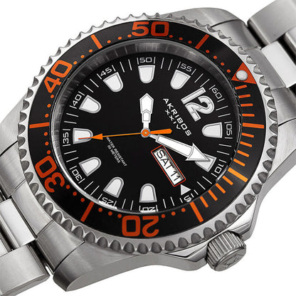 Extremis Quartz Black Dial Men's Watch