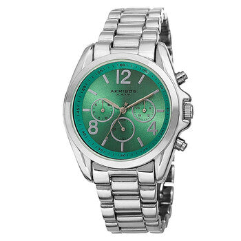 Multi-Function Green Dial Ladies Watch