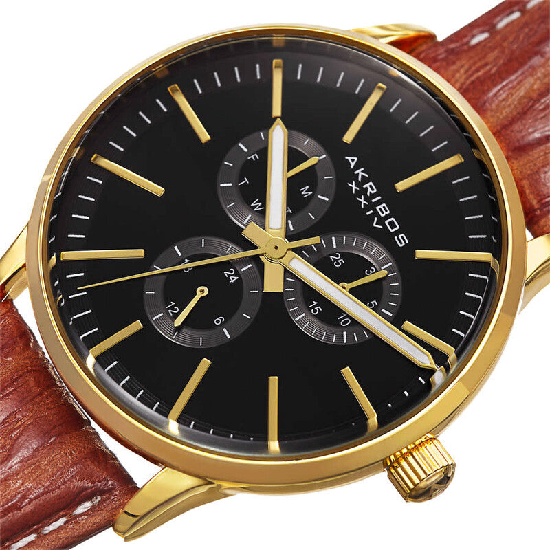 Omni Quartz Black Dial Men's Watch