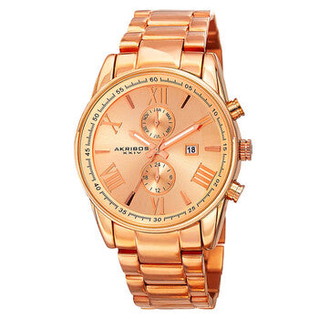 Our Products Quartz Rose Gold Dial Men's Watch