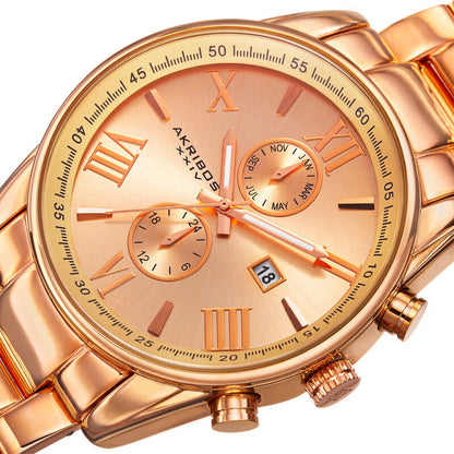 Our Products Quartz Rose Gold Dial Men's Watch