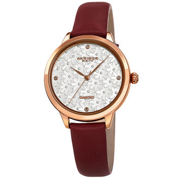 Quartz Diamond Silver Dial Ladies Watch