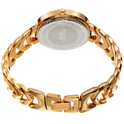 Quartz Diamond Silver Dial Ladies Watch