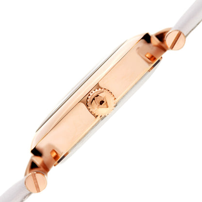 Quartz Diamond White Dial Ladies Watch