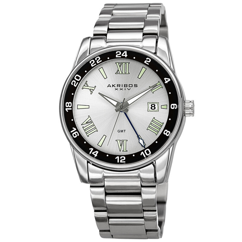 Quartz Silver Dial Silver-tone Men's Watch