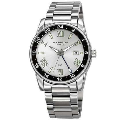 Quartz Silver Dial Silver-tone Men's Watch