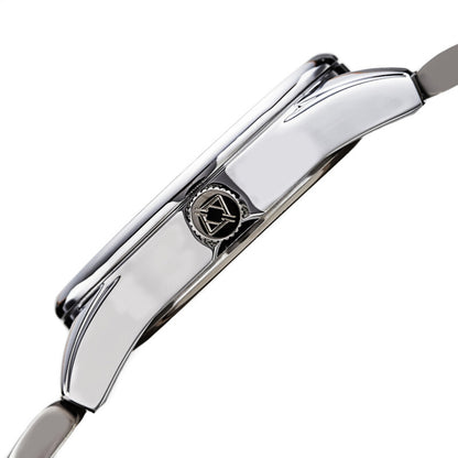 Quartz Silver Dial Silver-tone Men's Watch