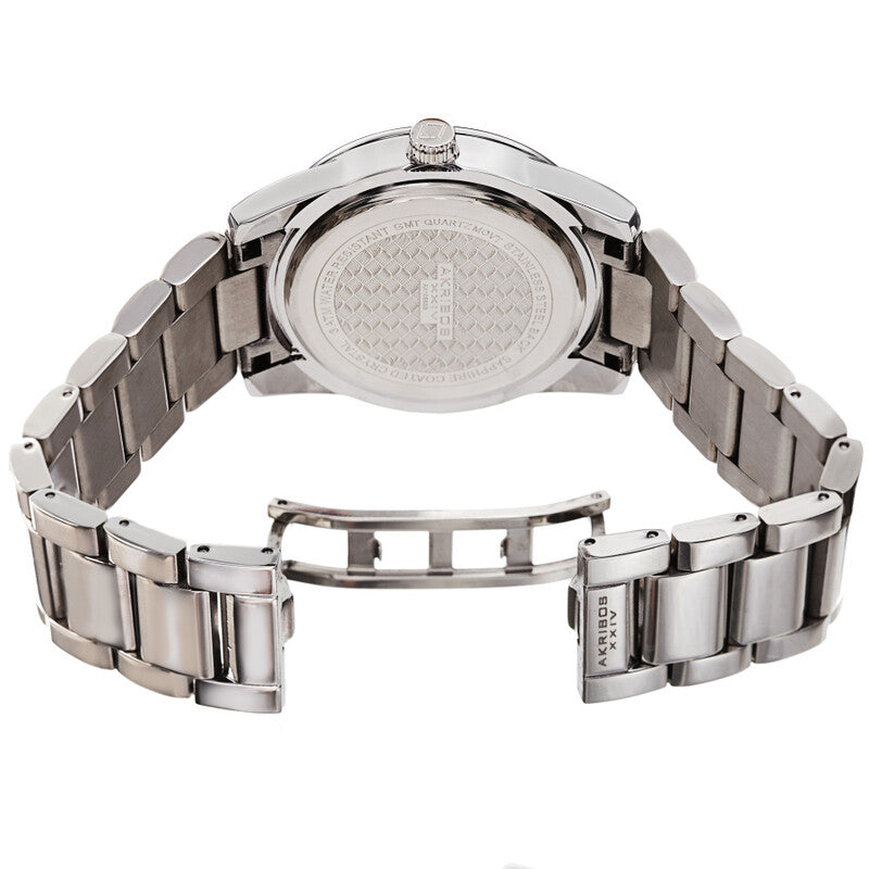 Quartz Silver Dial Silver-tone Men's Watch