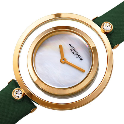 Quartz White Dial Ladies Watch