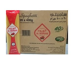 Al Worood Spaghetti 400 gm x 20 Pcs