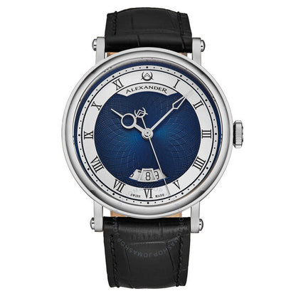 Alexander, 2 Automatic Blue Dial Men's Watch