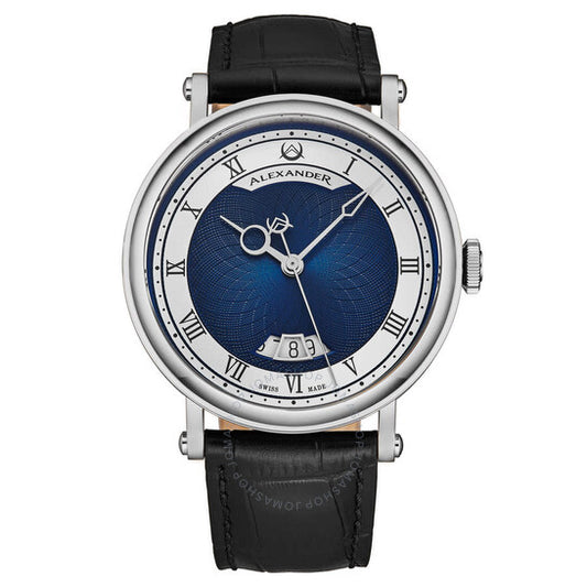 Alexander, 2 Automatic Blue Dial Men's Watch