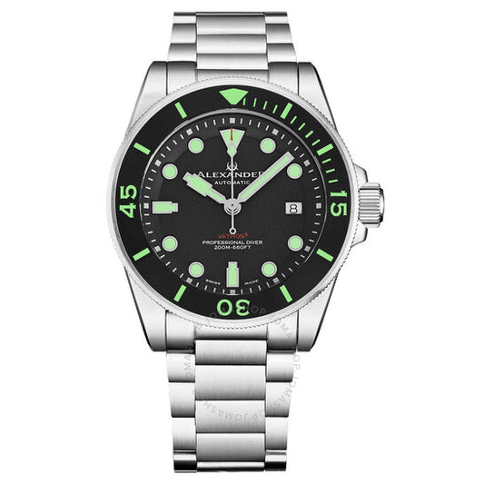 Alexander, 2 Automatic Black Dial Men's Watch