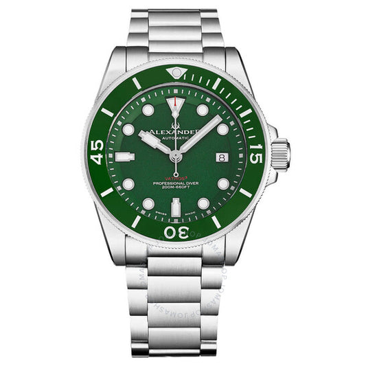Alexander, 2 Automatic Green Dial Men's Watch